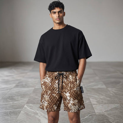 Louis Vuitton Monogram Splash Swim Shorts 🤎 | Brown Luxury Beachwear