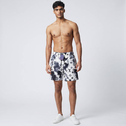 Louis Vuitton Monogram Swim Shorts 🌊 | Black & White Beachwear