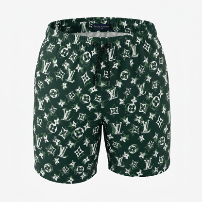 Louis Vuitton Monogram Swim Shorts – Forest Green 🌿🌊