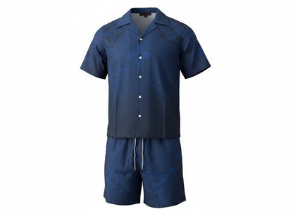 🔵 Louis Vuitton Navy Monogram Set – Clean Luxury Summer Co-Ord 🩳👕✨