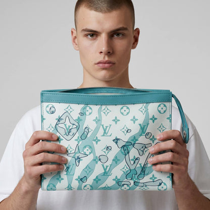 Louis Vuitton Ocean Monogram Pochette 🩵🌊✨