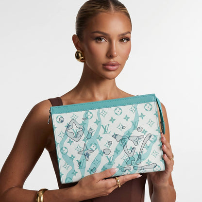 Louis Vuitton Ocean Monogram Pochette 🩵🌊✨