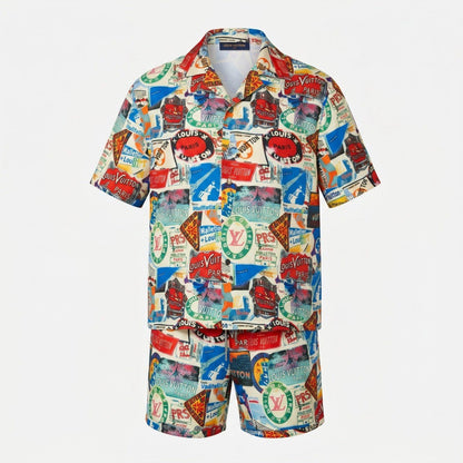 🌴 Louis Vuitton Postcard Resort Co-Ord Set ✈️🏖️