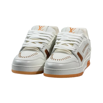🤍🧡 Louis Vuitton Premium Court Sneakers 👟✨