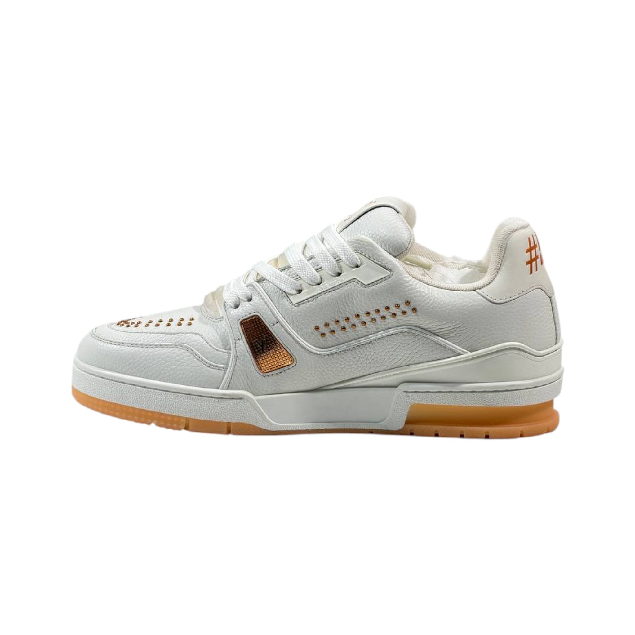 🤍🧡 Louis Vuitton Premium Court Sneakers 👟✨
