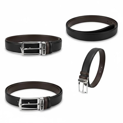 ✨ Louis Vuitton Reversible Leather Belt 115CM – Black & Brown