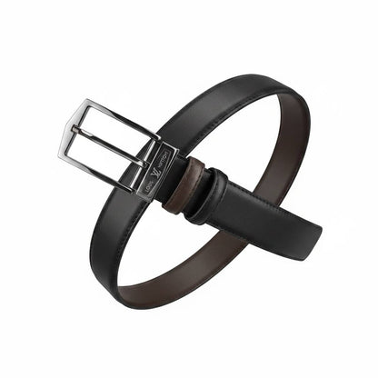 Louis Vuitton Reversible Leather Belt 130CM ✨🖤🤎 Premium Double Face Buckle Belt