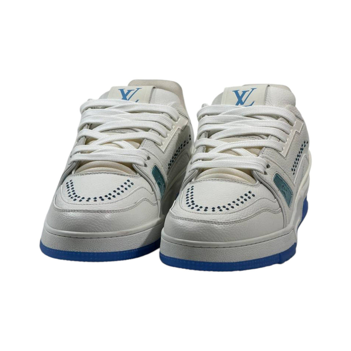🤍💙 Louis Vuitton Signature Court Sneakers 👟✨