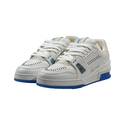 🤍💙 Louis Vuitton Signature Court Sneakers 👟✨