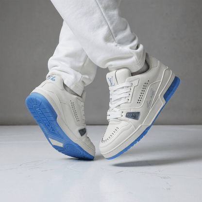 🤍💙 Louis Vuitton Signature Court Sneakers 👟✨