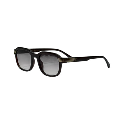 🕶️ Louis Vuitton Signature Square Sunglasses – Black & Gold Luxury Edition ✨