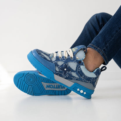 Louis Vuitton Trainer Monogram Sneakers — Blue