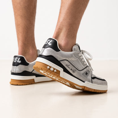 Louis Vuitton Trainer Retro Sneaker — Silver
