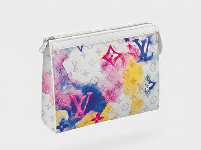 Louis Vuitton Watercolor Monogram Pochette 🎨🤍✨