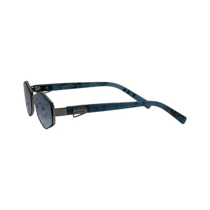 Marc Jacobs Blue Geometric Sunglasses 🕶️ | Gradient Lens Designer Eyewear