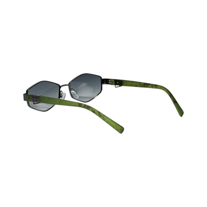 Marc Jacobs Edge Cat-Eye Sunglasses 🕶️✨ Black Green Edition