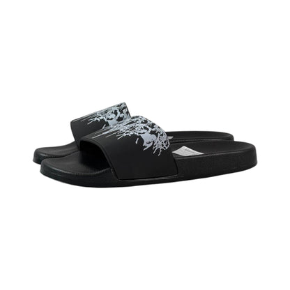 🖤 Marcelo Burlon Skull Wings Slide Sandals – Urban Streetwear Collection