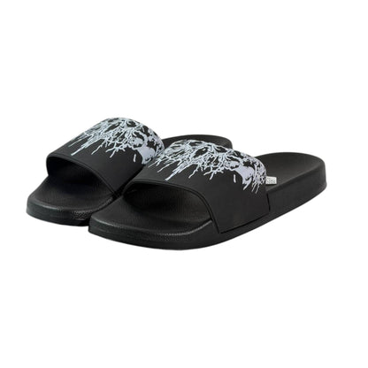 🖤 Marcelo Burlon Skull Wings Slide Sandals – Urban Streetwear Collection