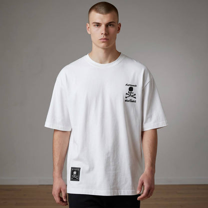 Mastermind Wild Things Oversized Tee – White Streetwear Edition 💀🔥