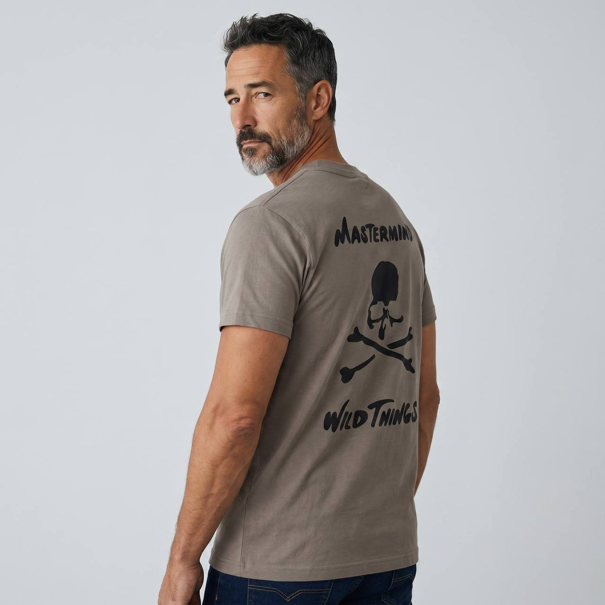 Mastermind “Wild Things” Skull Tee – Taupe Edition ☠️🔥