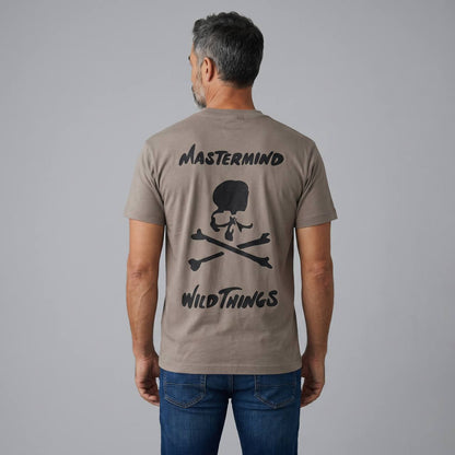 Mastermind “Wild Things” Skull Tee – Taupe Edition ☠️🔥