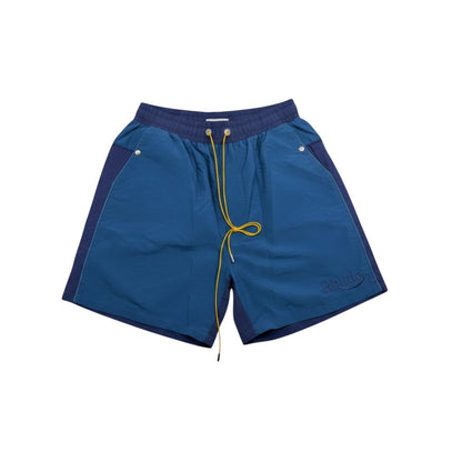 Rhude Blue Panel Swim Shorts – Sleek & Sporty