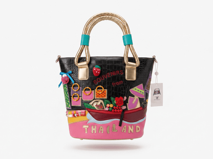 Millie Fair “Thailand Souvenirs” Statement Tote Bag 🌴👜✨