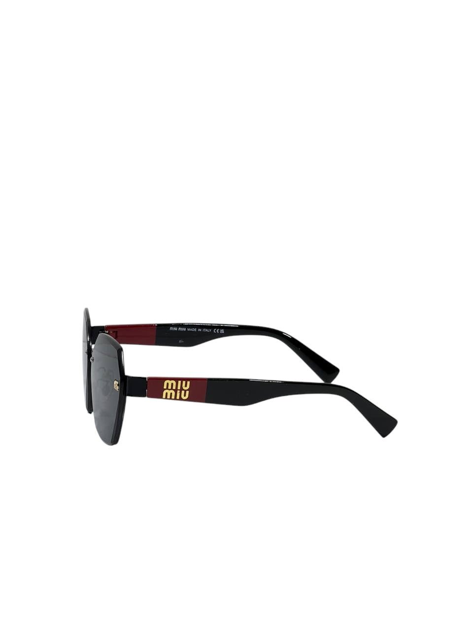 🕶️ Miu Miu Geometric Rimless Sunglasses – Bold Luxury & Contemporary Style ✨🖤