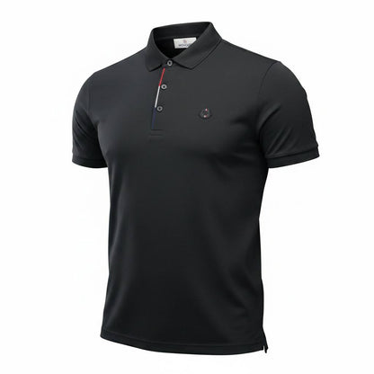 🖤 Moncler Black Polo Shirt – Clean Sport-Luxury Essential 👕🔥