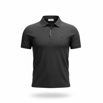 🖤 Moncler Black Polo Shirt – Clean Sport-Luxury Essential 👕🔥