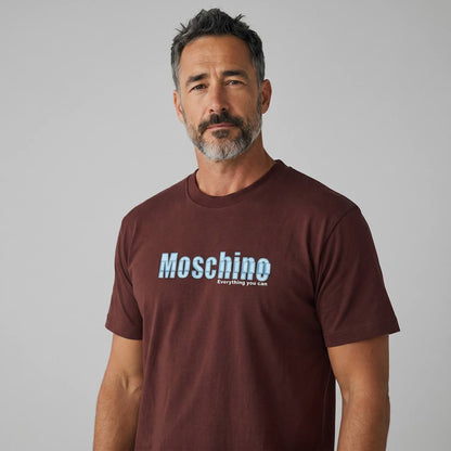 Moschino “Everything You Can” Premium Brown T-Shirt 🤎✨