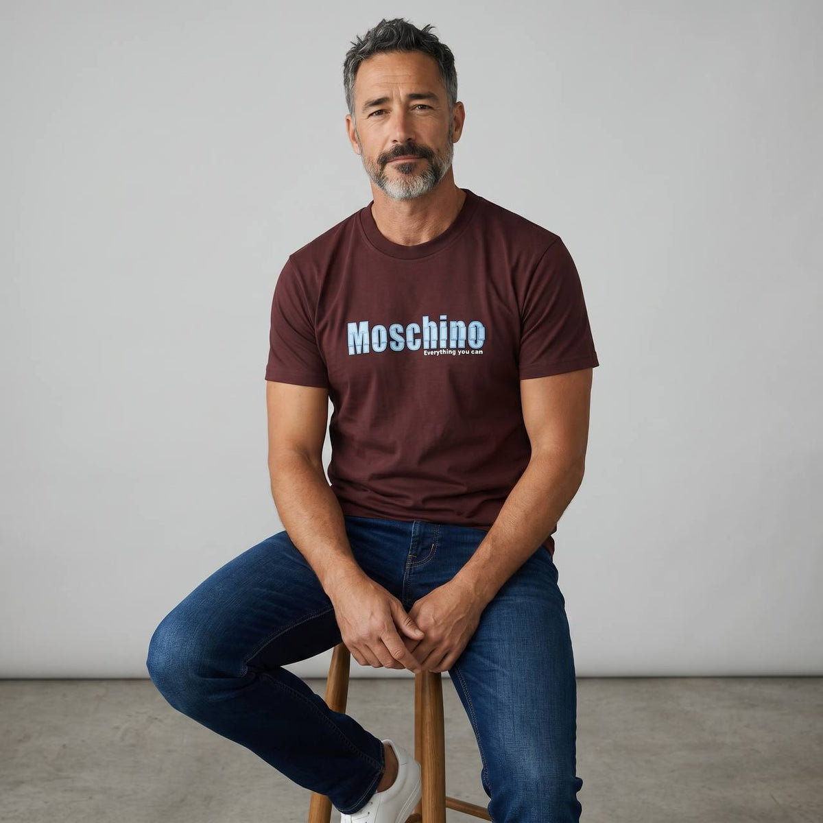 Moschino “Everything You Can” Premium Brown T-Shirt 🤎✨