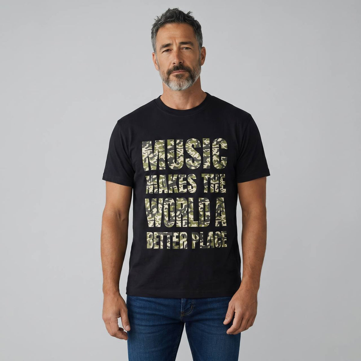 Music Makes The World A Better Place Graphic T-Shirt 🎵🌍