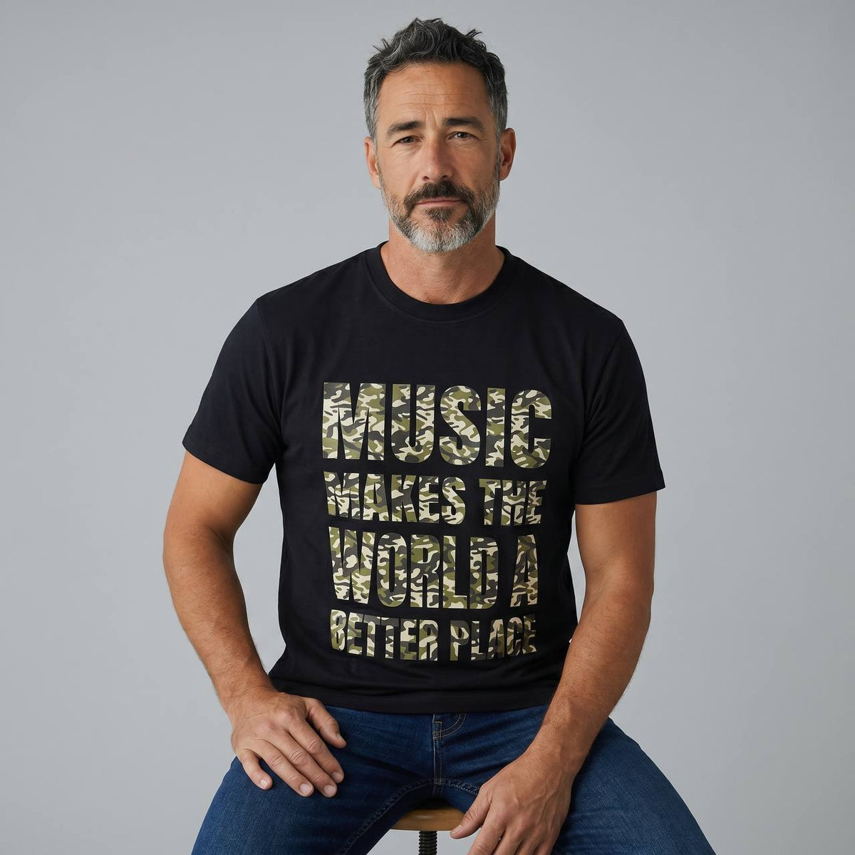 Music Makes The World A Better Place Graphic T-Shirt 🎵🌍