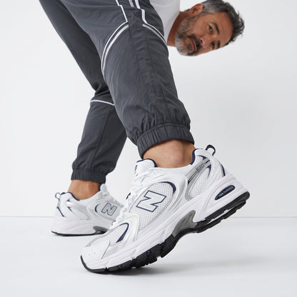New Balance 530 Running Sneaker — White & Silver