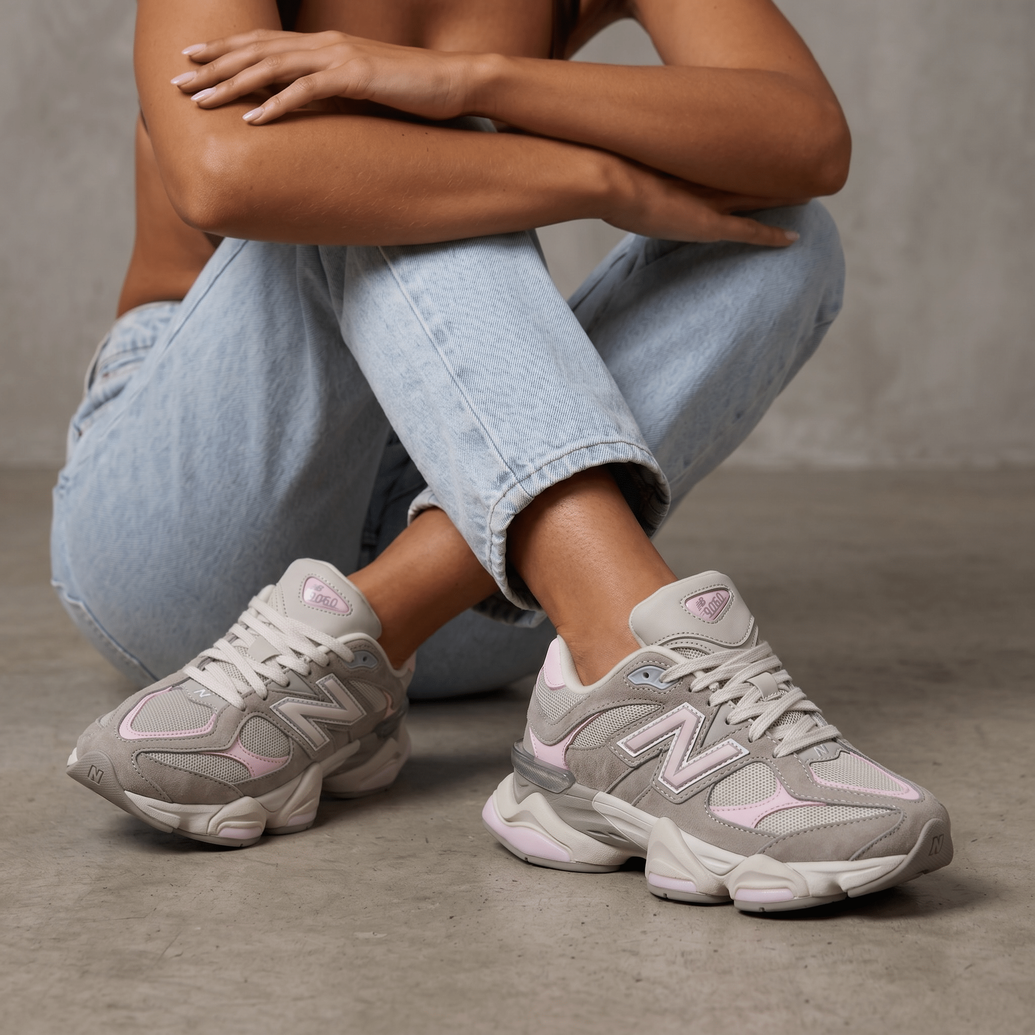 New Balance 9060 Grey Pink 🤍🩶🌸