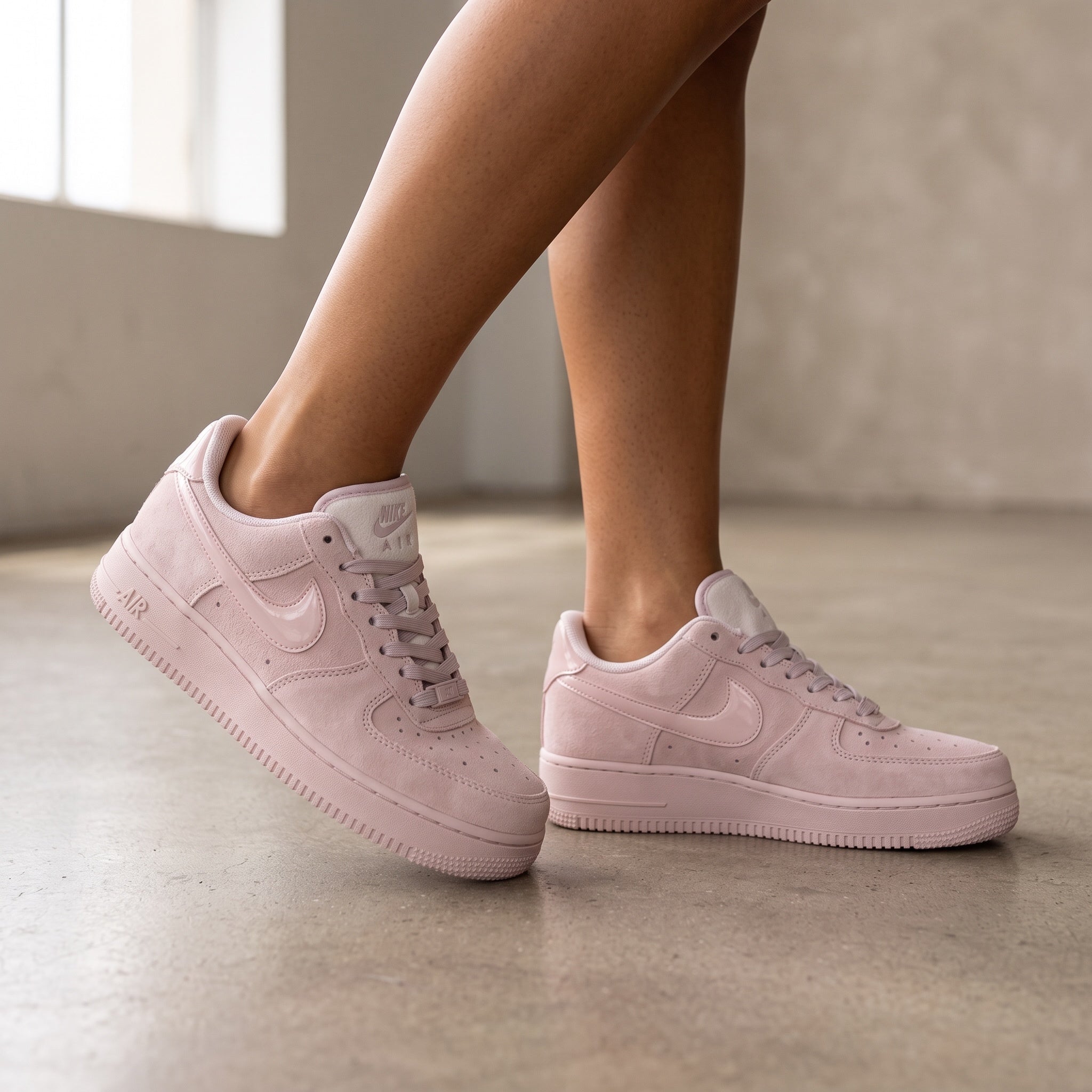 Nike Air Force 1 Low – Pastel Pink Trainers 👟🌸