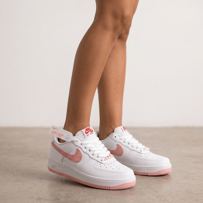 Nike Air Force 1 Pink Embroidery 🤍🌸👟