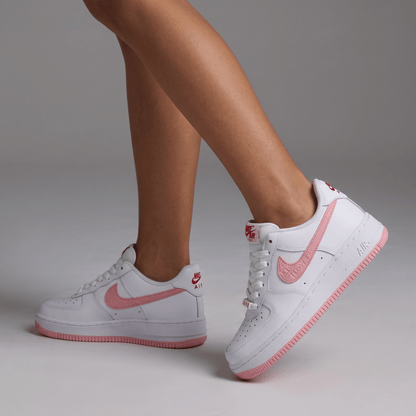 Nike Air Force 1 Pink Embroidery 🤍🌸👟
