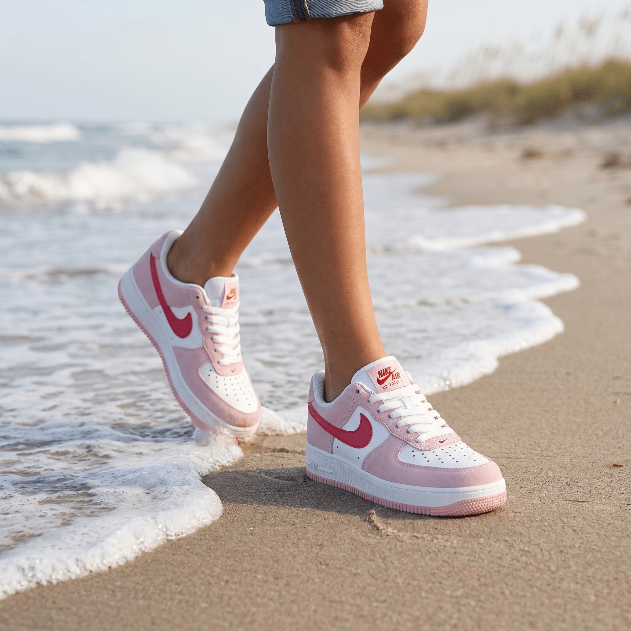 Nike Air Force 1 Pink Rose 🌸🤍💗