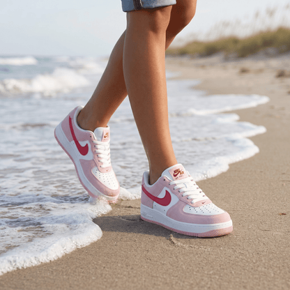 Nike Air Force 1 Pink Rose 🌸🤍💗