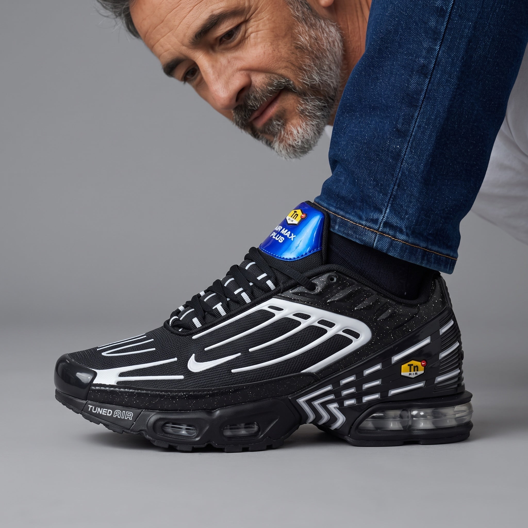 Nike Air Max Plus Tuned Air – Black/Blue 🔥👟