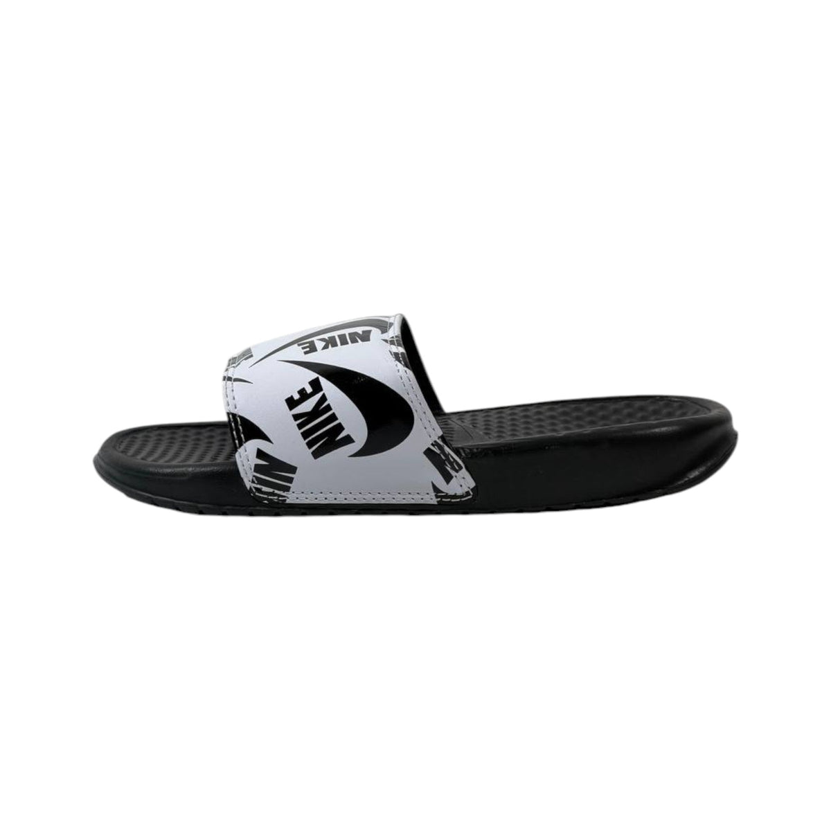 ⚡ Nike Benassi Allover Logo Slides – Bold Comfort, Iconic Style
