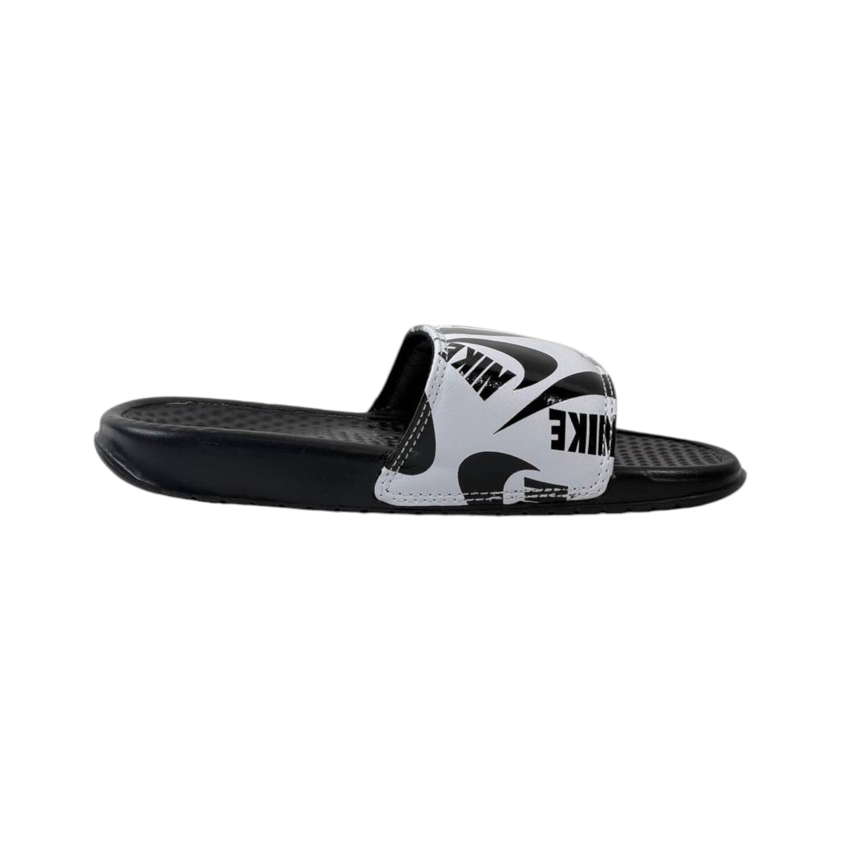 ⚡ Nike Benassi Allover Logo Slides – Bold Comfort, Iconic Style