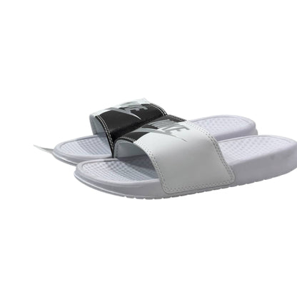 ⚫⚪ Nike Benassi Duo Slides – Black & White Edition