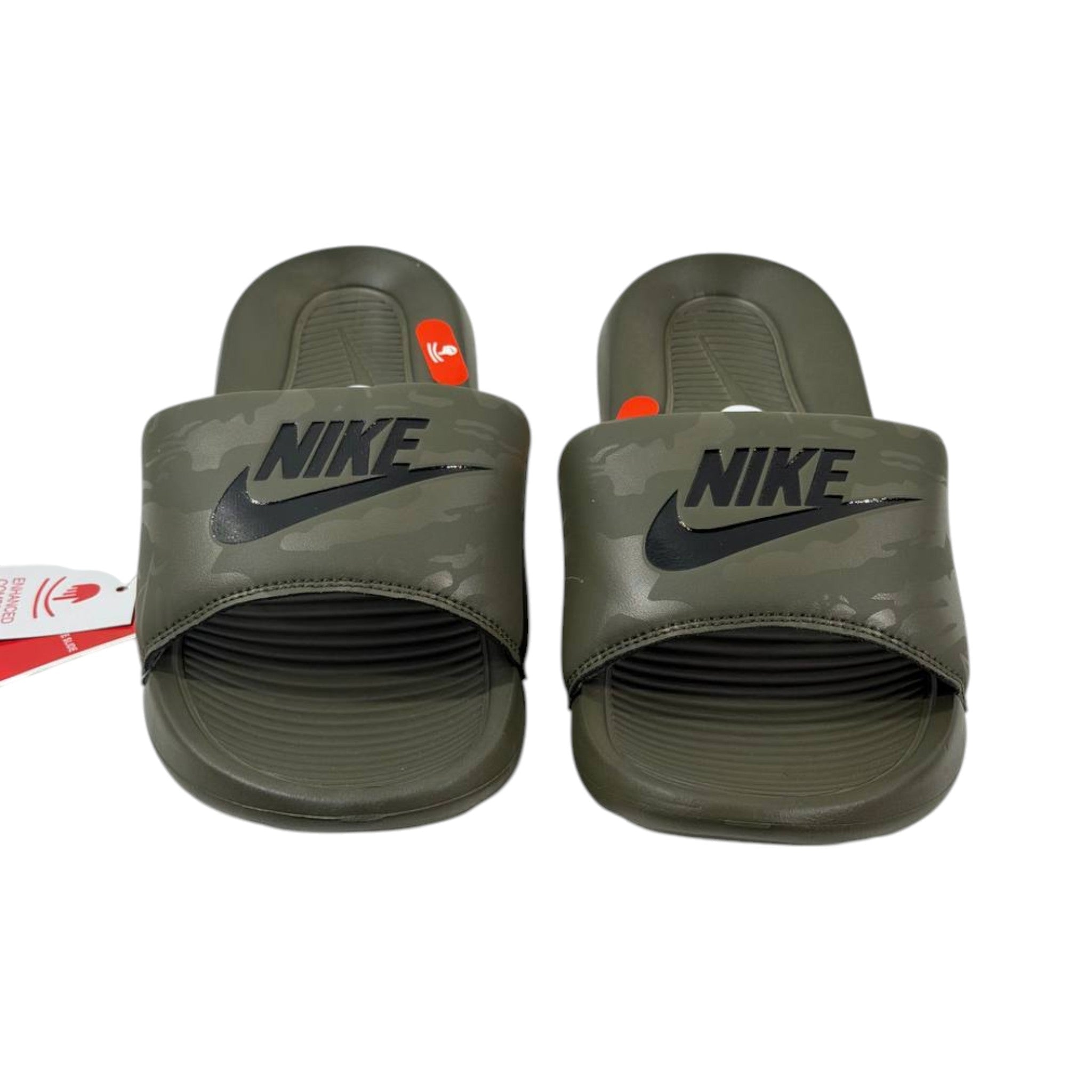 Nike Camo Comfort Slides – Olive Green Edition 🪖🔥