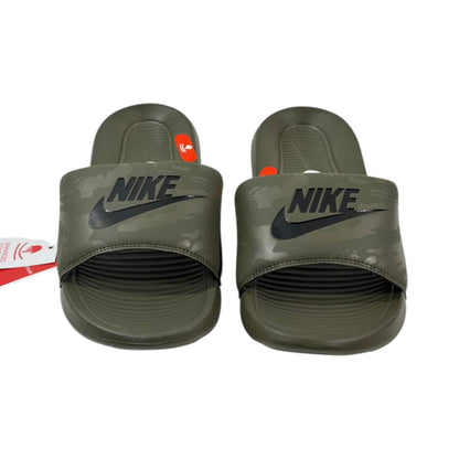 Nike Camo Comfort Slides – Olive Green Edition 🪖🔥