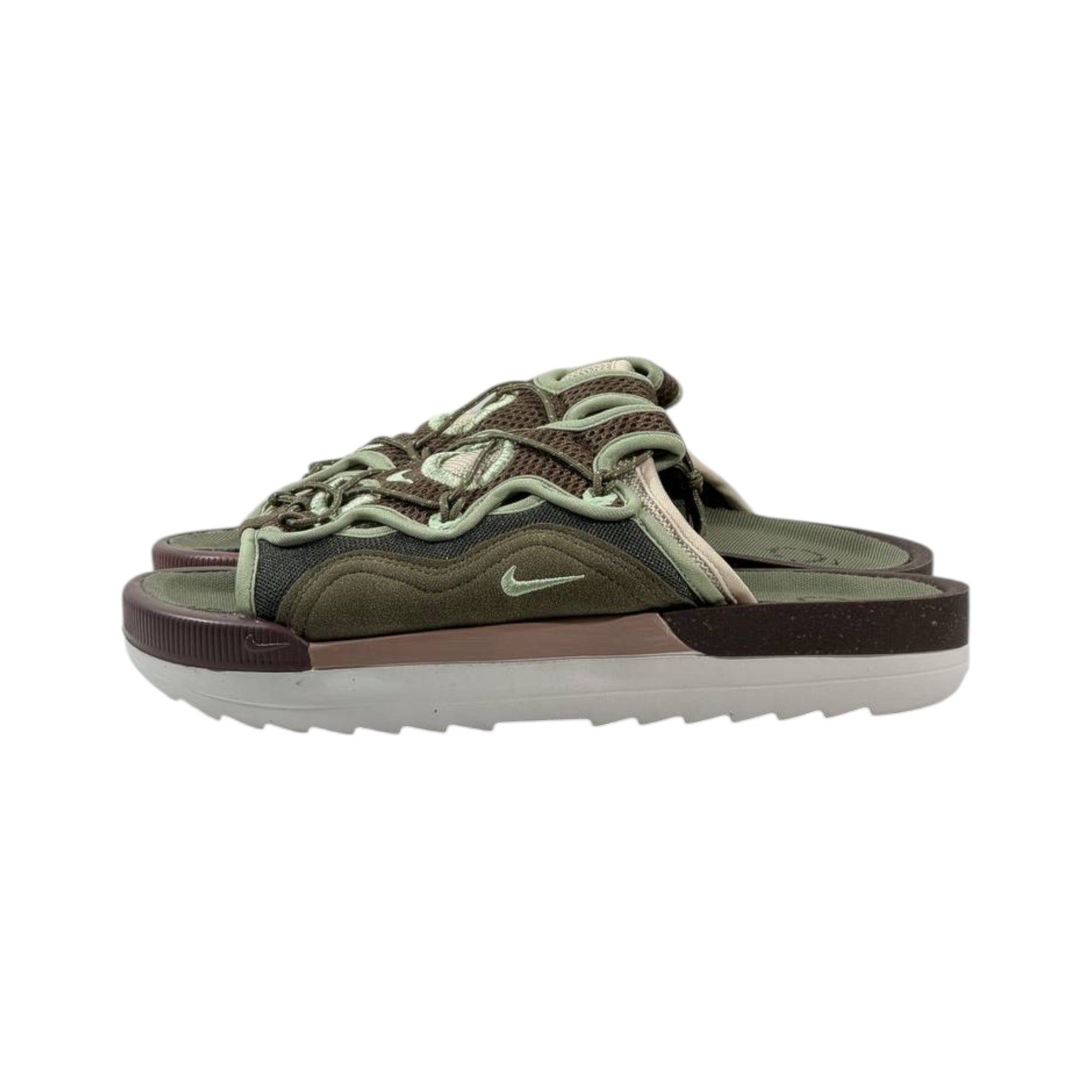 Nike Canyon Trek Slides – Olive Terrain Edition 🌿⚡