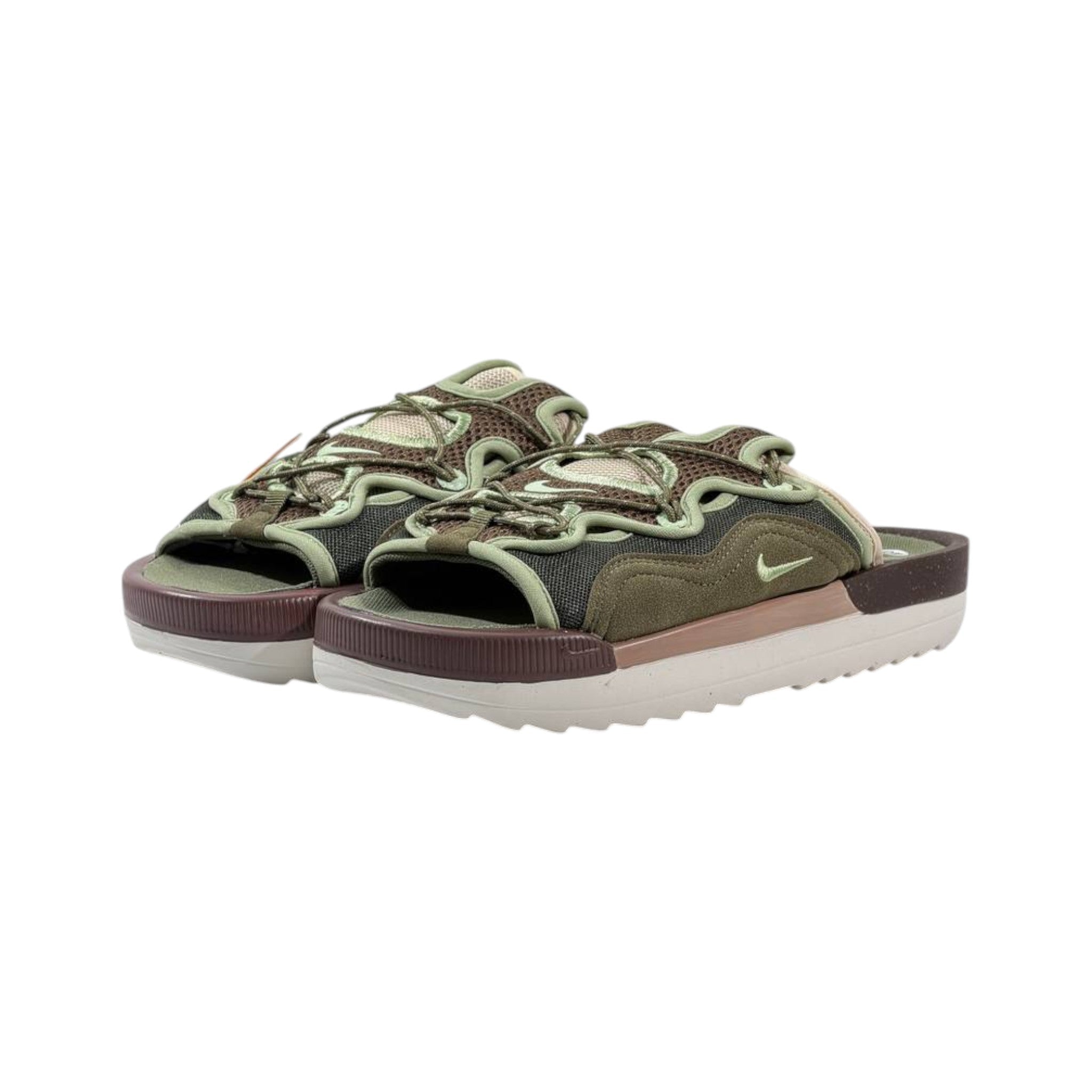 Nike Canyon Trek Slides – Olive Terrain Edition 🌿⚡