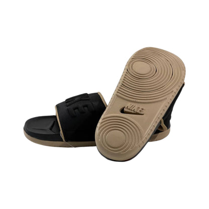 Nike Comfort Slides – Black & Sand Edition 🖤🤎